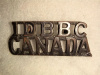 38-4, 1st Depot Bn British Columbia Shoulder Title    